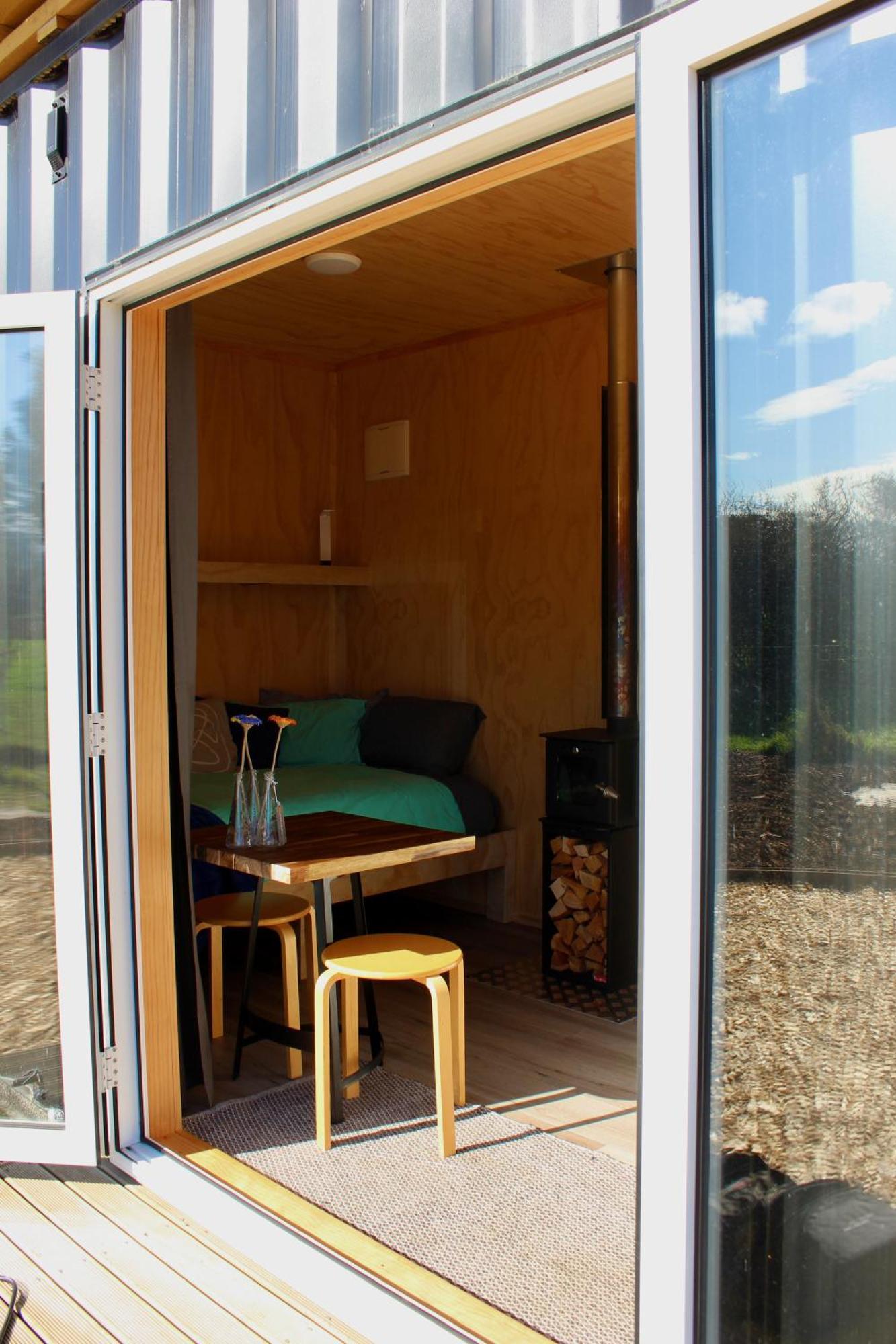 Cosy Tiny Container Cabin Carterton Exteriér fotografie