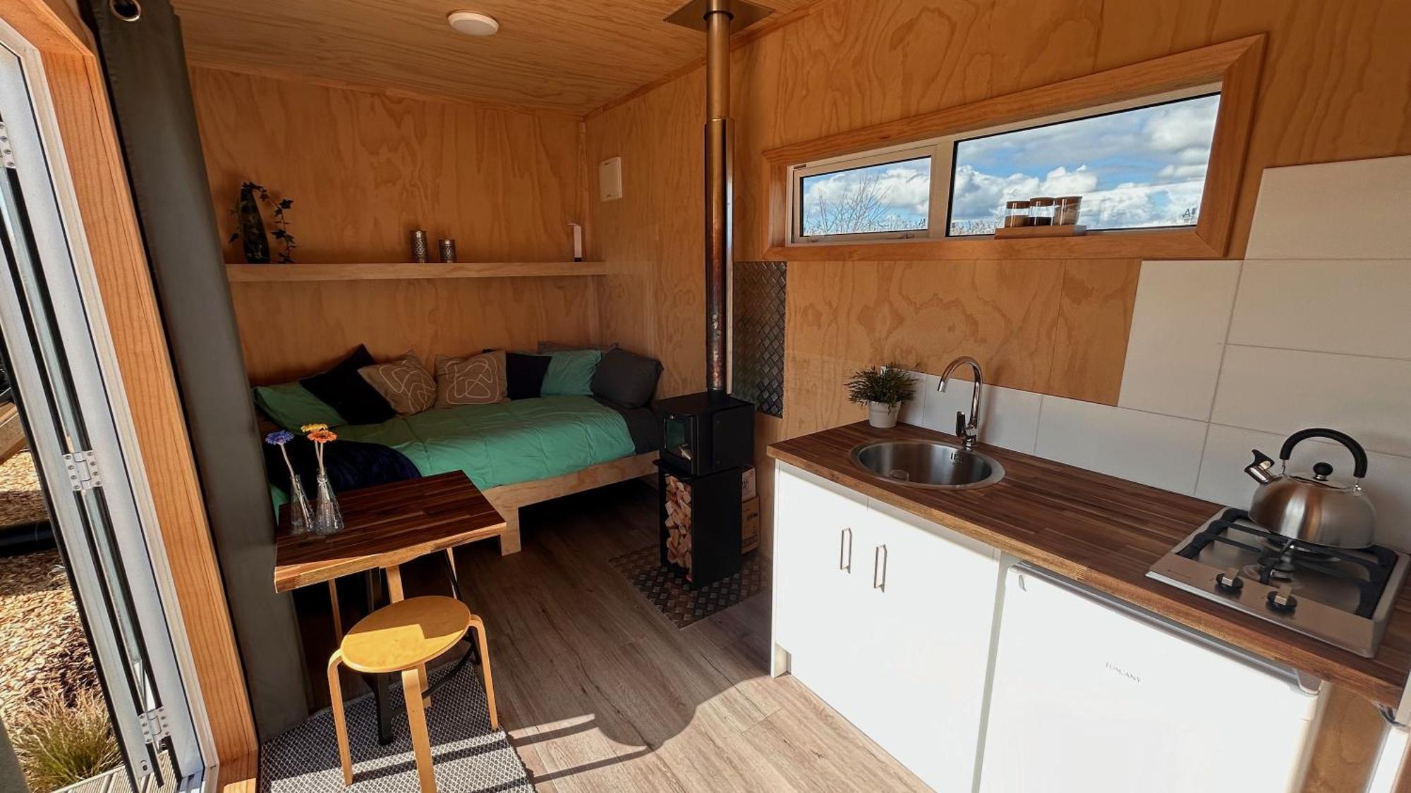 Cosy Tiny Container Cabin Carterton Exteriér fotografie